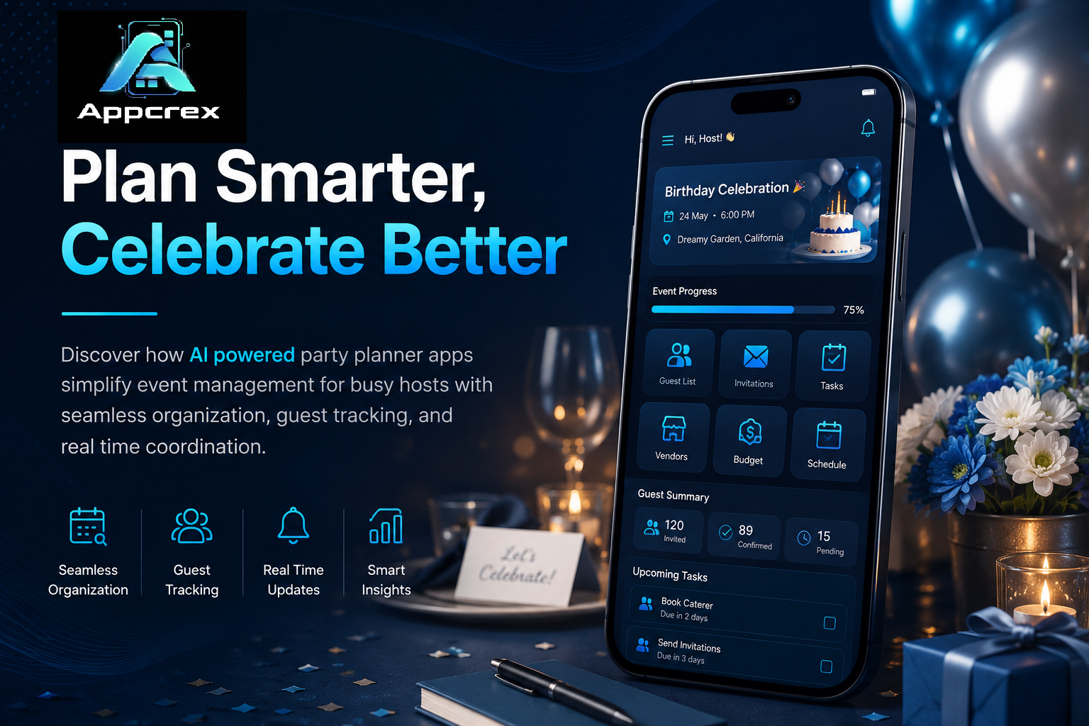 How Can a Party Planner App Simplify Event Management for Busy Hosts