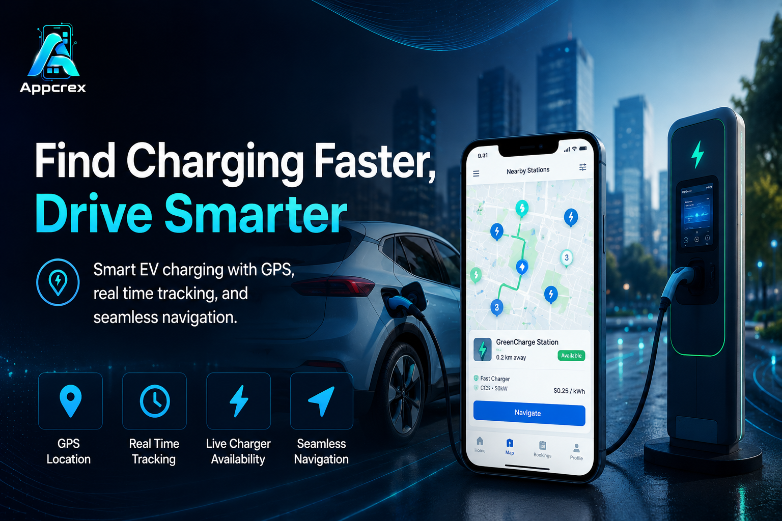 How Does an EV Charging Station Finder App Work
