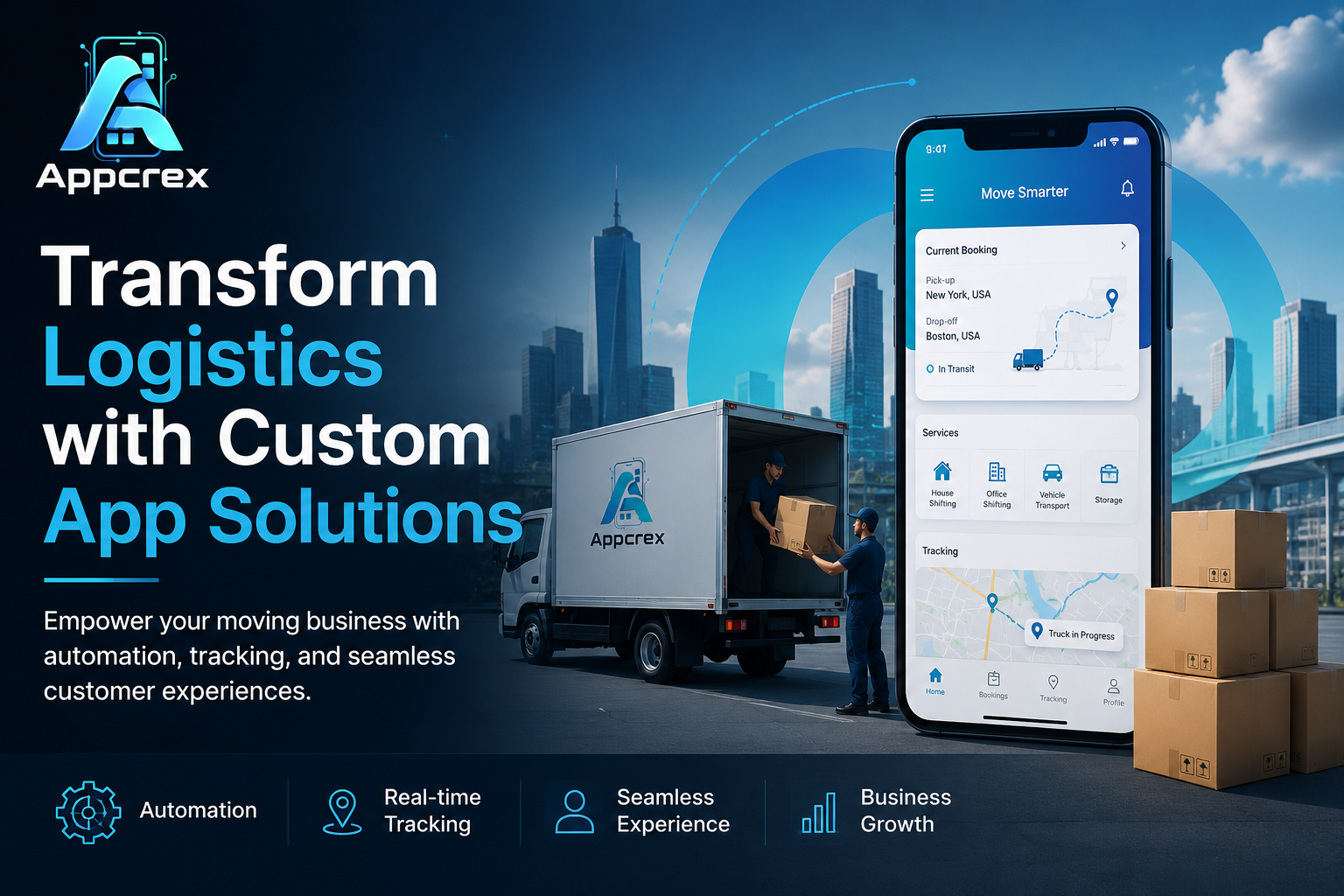 Why Are Logistics Companies Investing in Custom Packers and Movers App Development