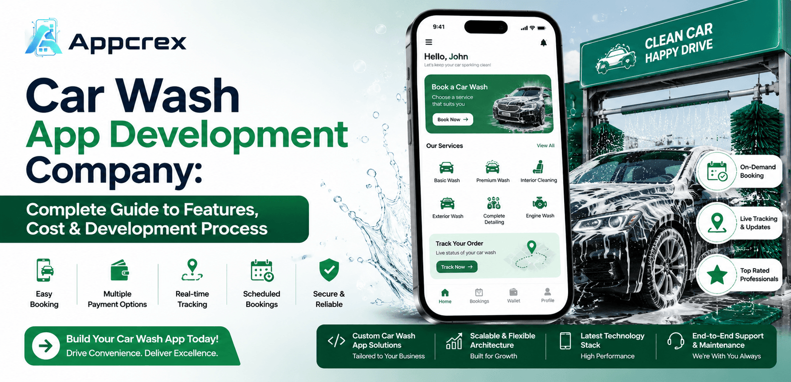 car wash app development