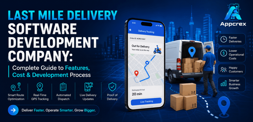 Last Mile Delivery Software Development Company