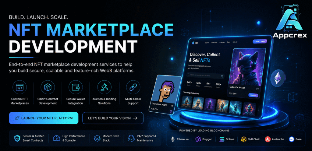 NFT marketplace development