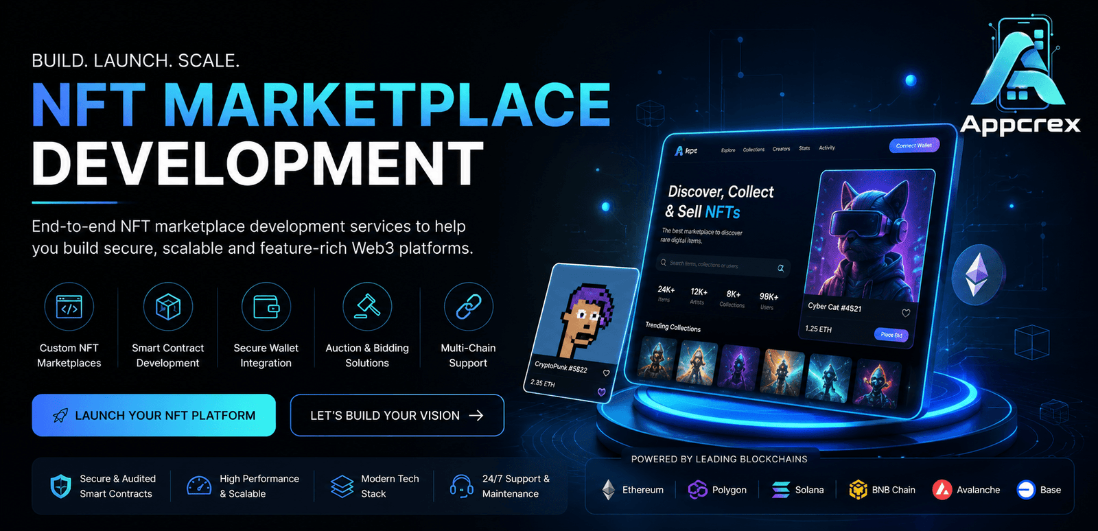 NFT marketplace development