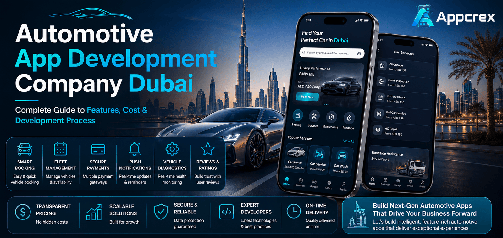 Automotive App Development Company Dubai