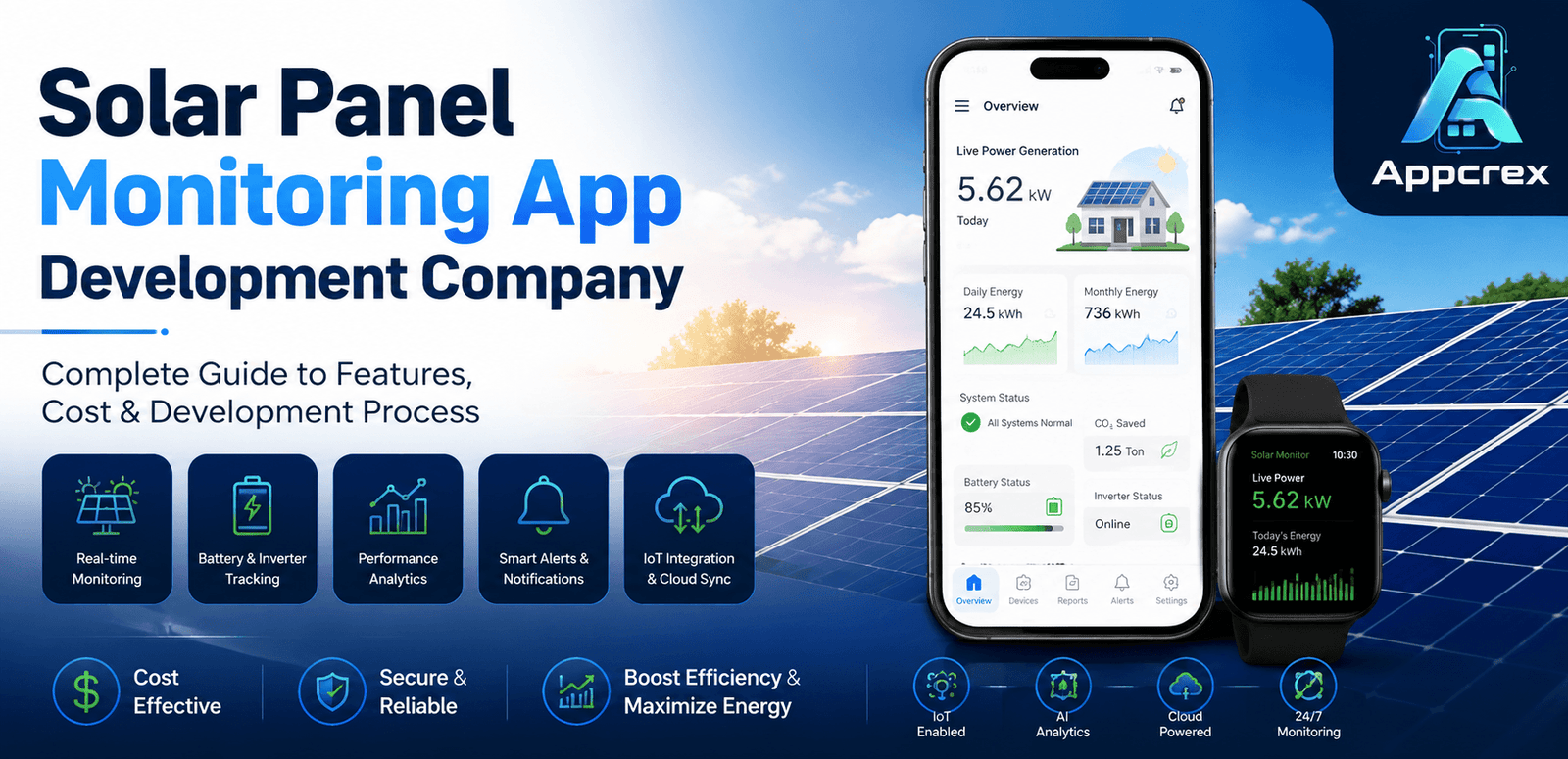 Solar Panel Monitoring App Development Company
