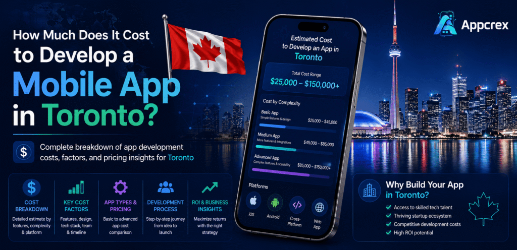 Cost to Develop a Mobile App in Toronto