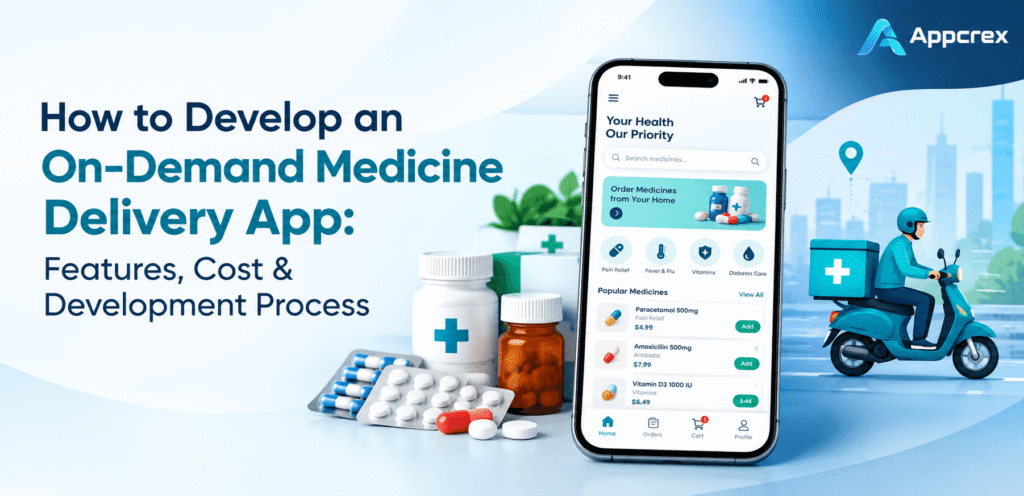 How Much Does It Cost to Develop an On-Demand Medicine Delivery App