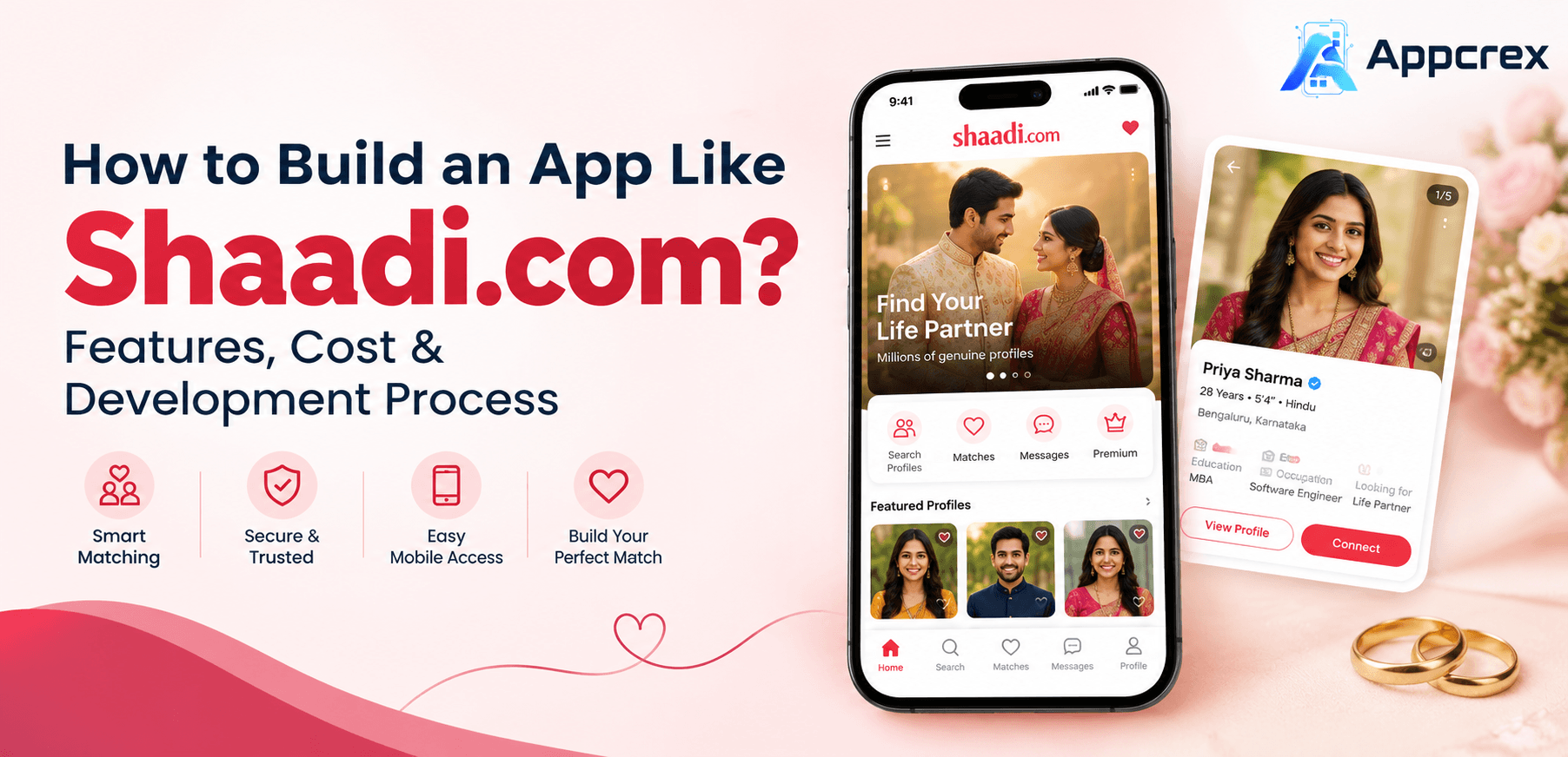 How to Build an App Like Shaadi.com