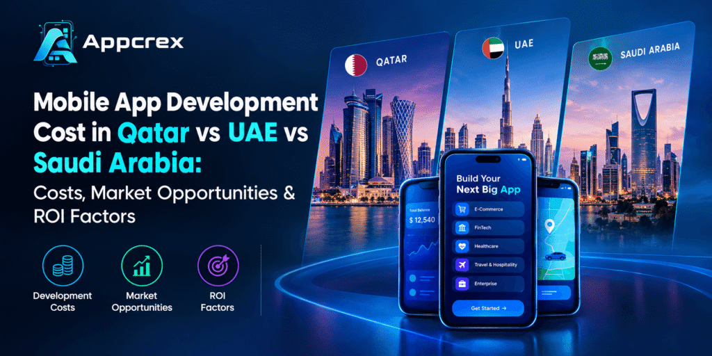 Mobile App Development Cost in Qatar vs UAE vs Saudi Arabia