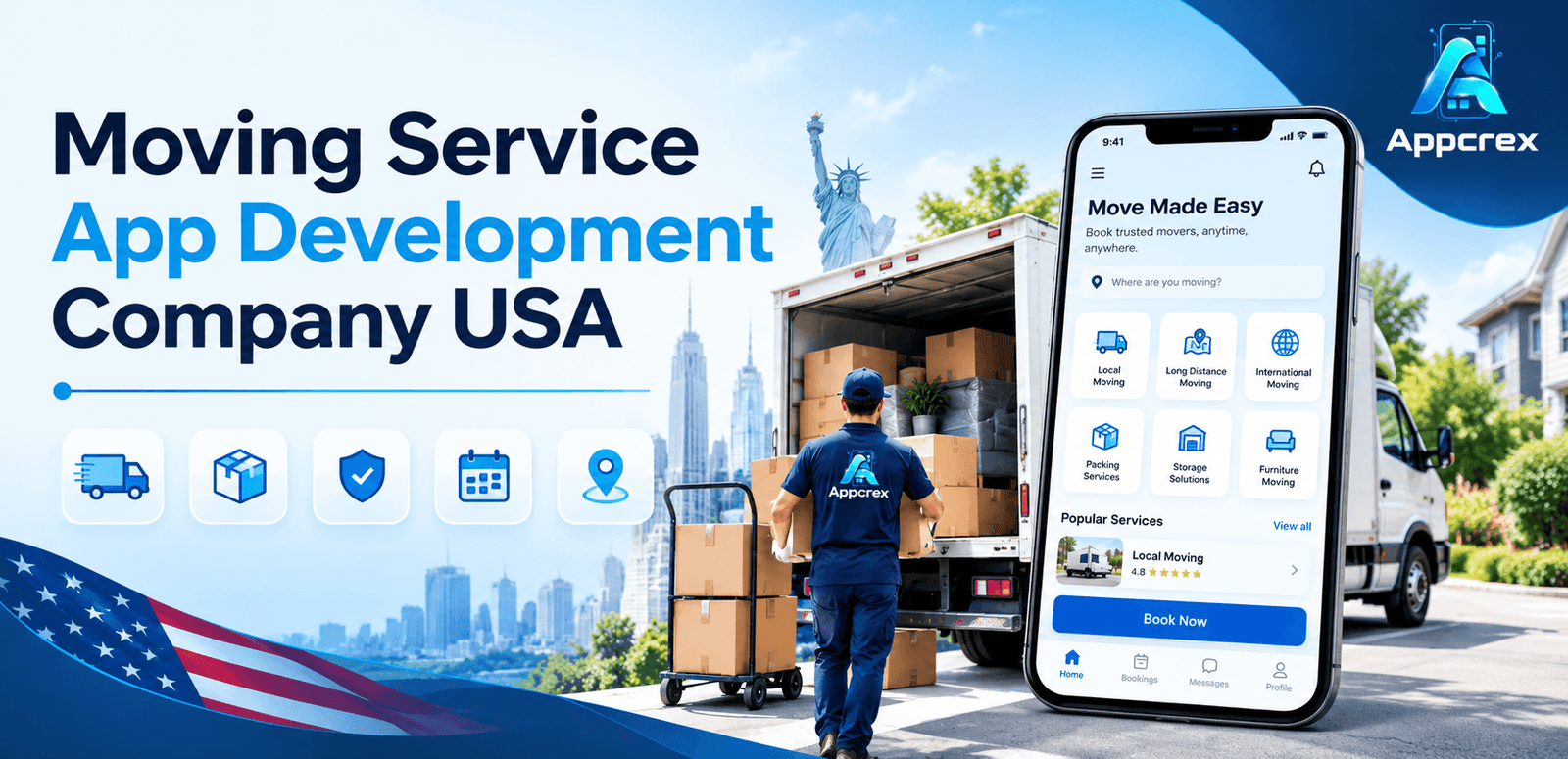 Moving Service App Development Company USA