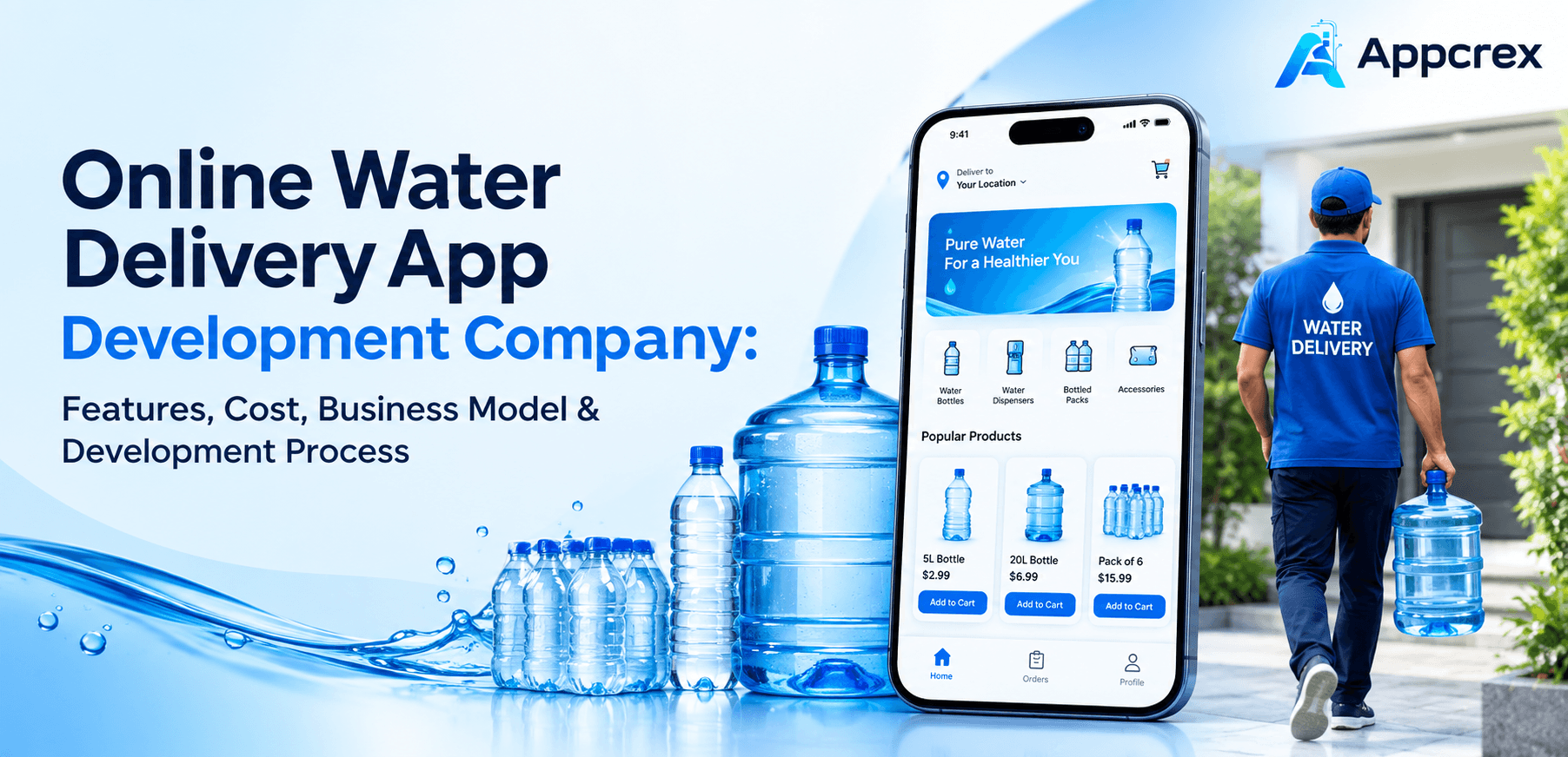 Online Water Delivery App Development Company